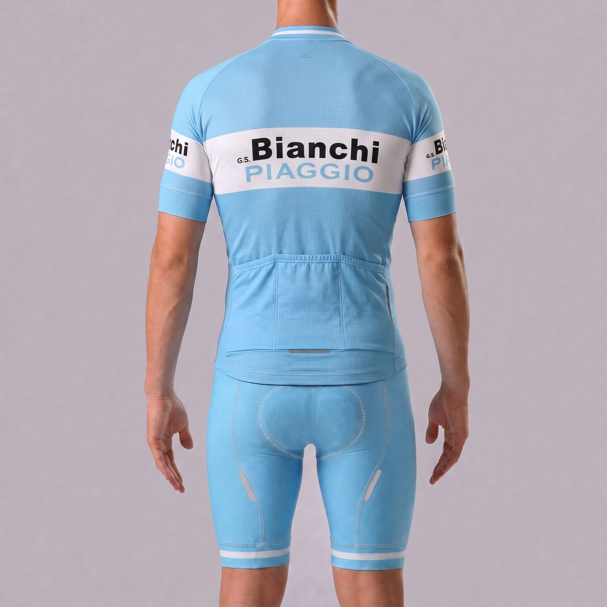 Bianchi PIAGGIO Short Sleeves Cycling Kits