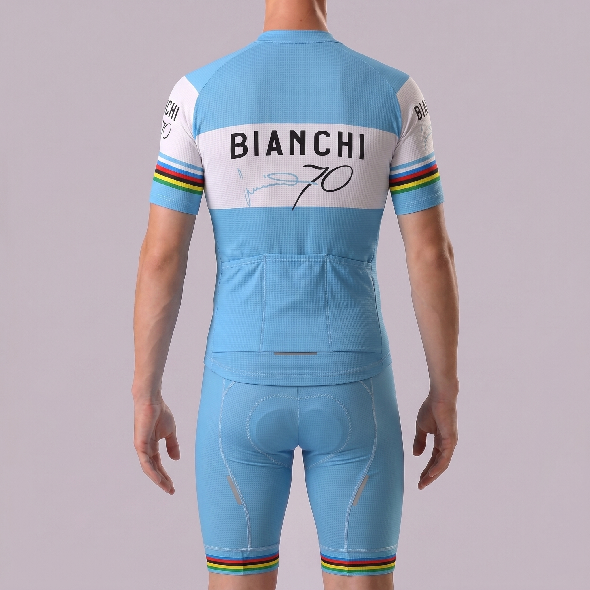 70 Bianchi Short Sleeves Cycling Kits