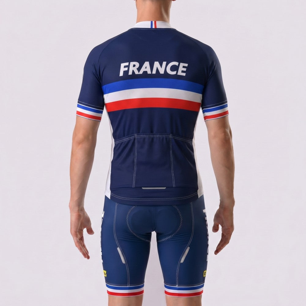 2016 France Short Sleeves Cycling Kits