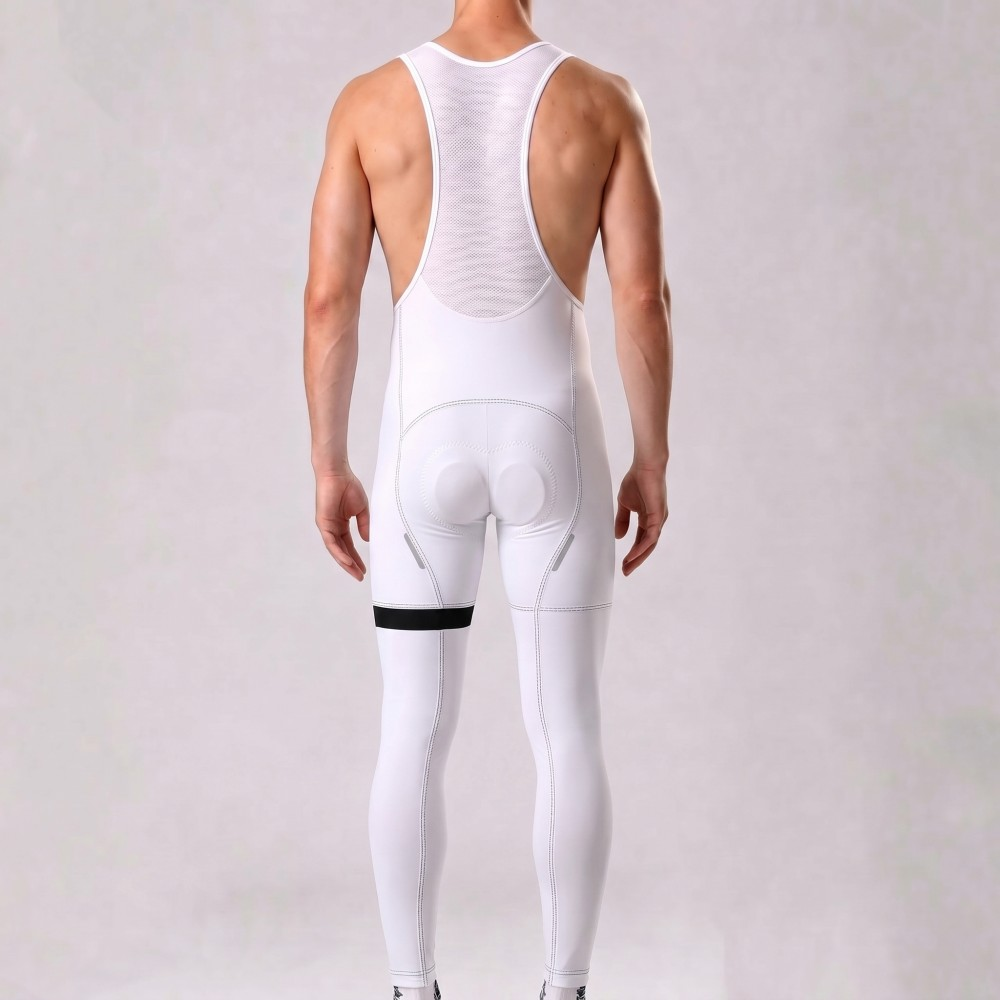 White Bib Cycling Pants