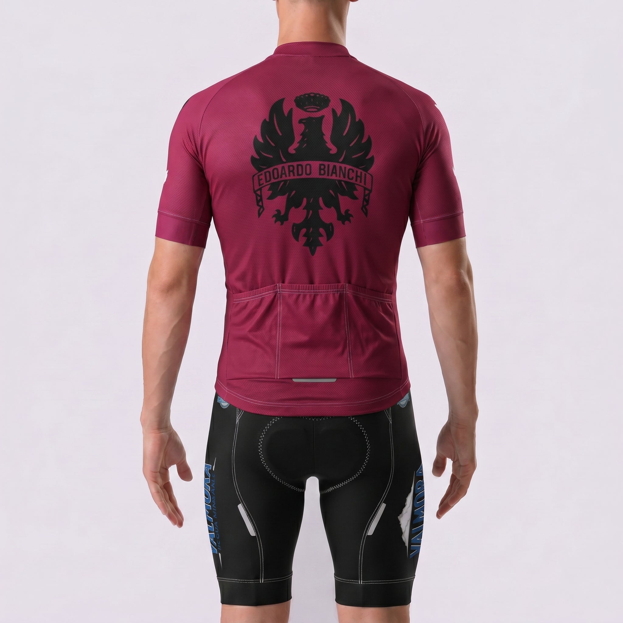 Red Bianchi Short Sleeves Cycling Kits