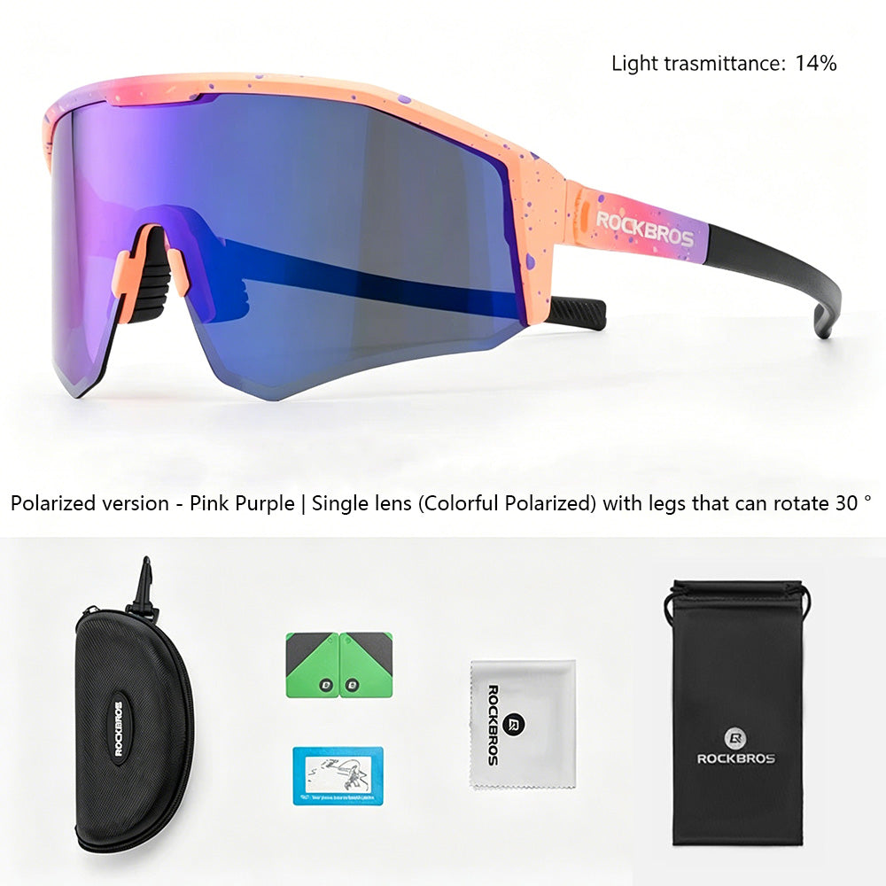 ROCKBROS Photochromic Sports Cycling Glasses