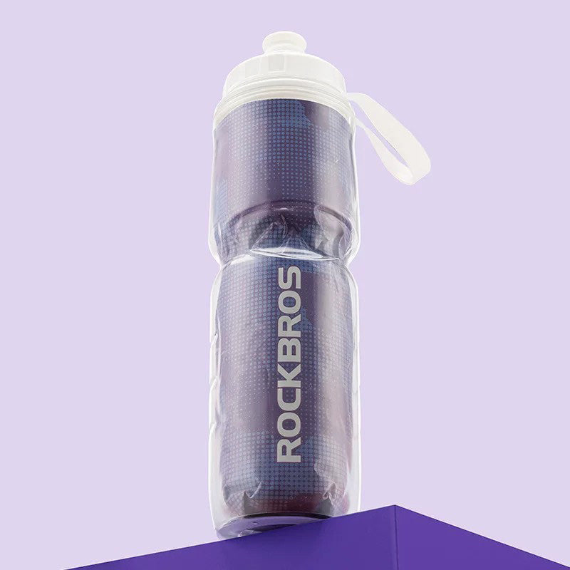 Multicolor Camo Bike Water Bottle