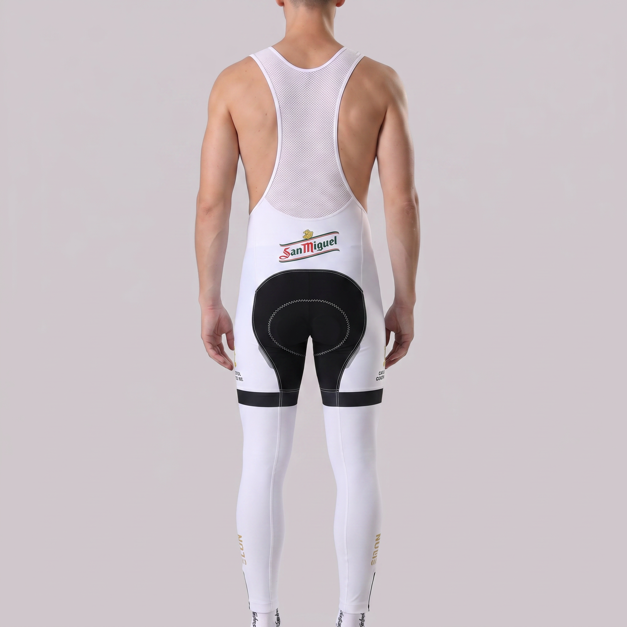 1990 San Miguel Fleece Bib Cycling Pants