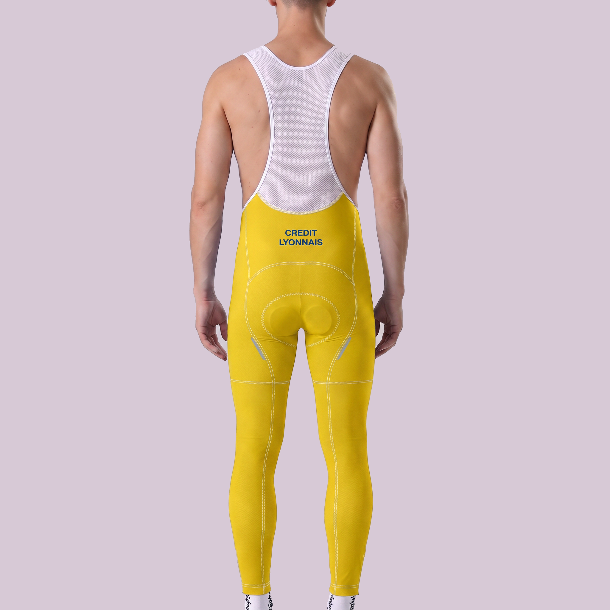 1990 Z Yellow Bib Cycling Pants