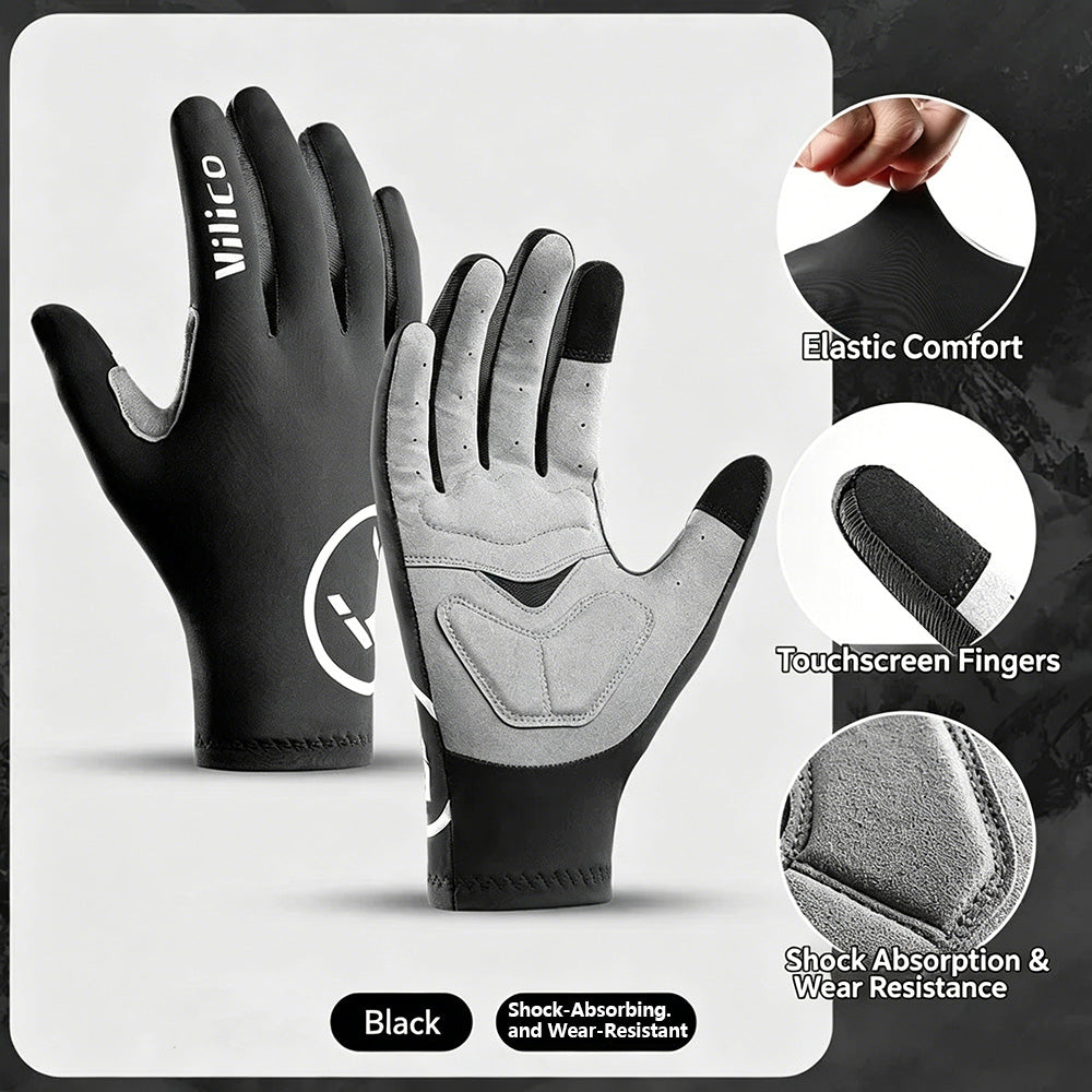 Stretch Touch Compatible Biking Gloves