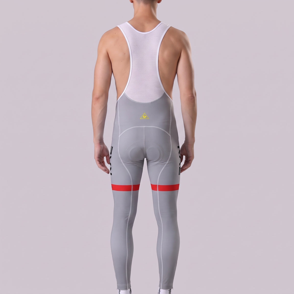 1976 Kas Grey Fleece Bib Cycling Pants
