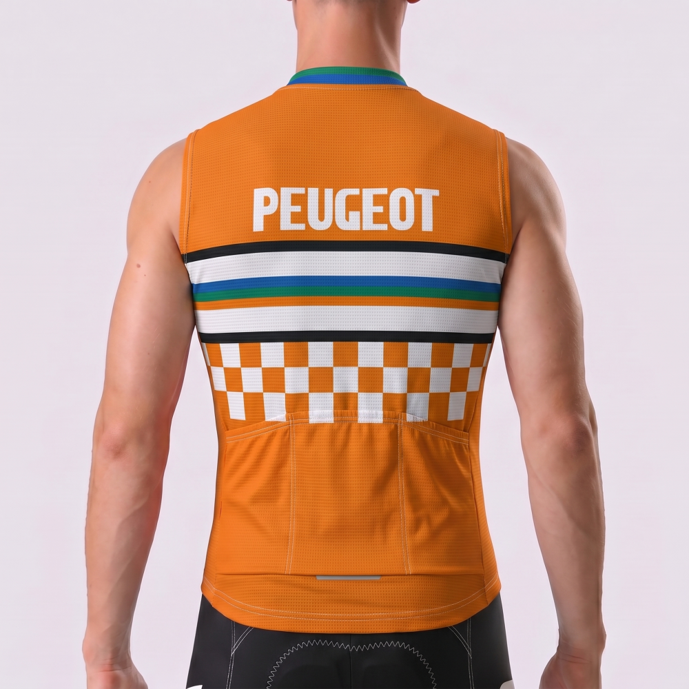 1983 Peugeot Fleece Sleeveless Cycling Jersey