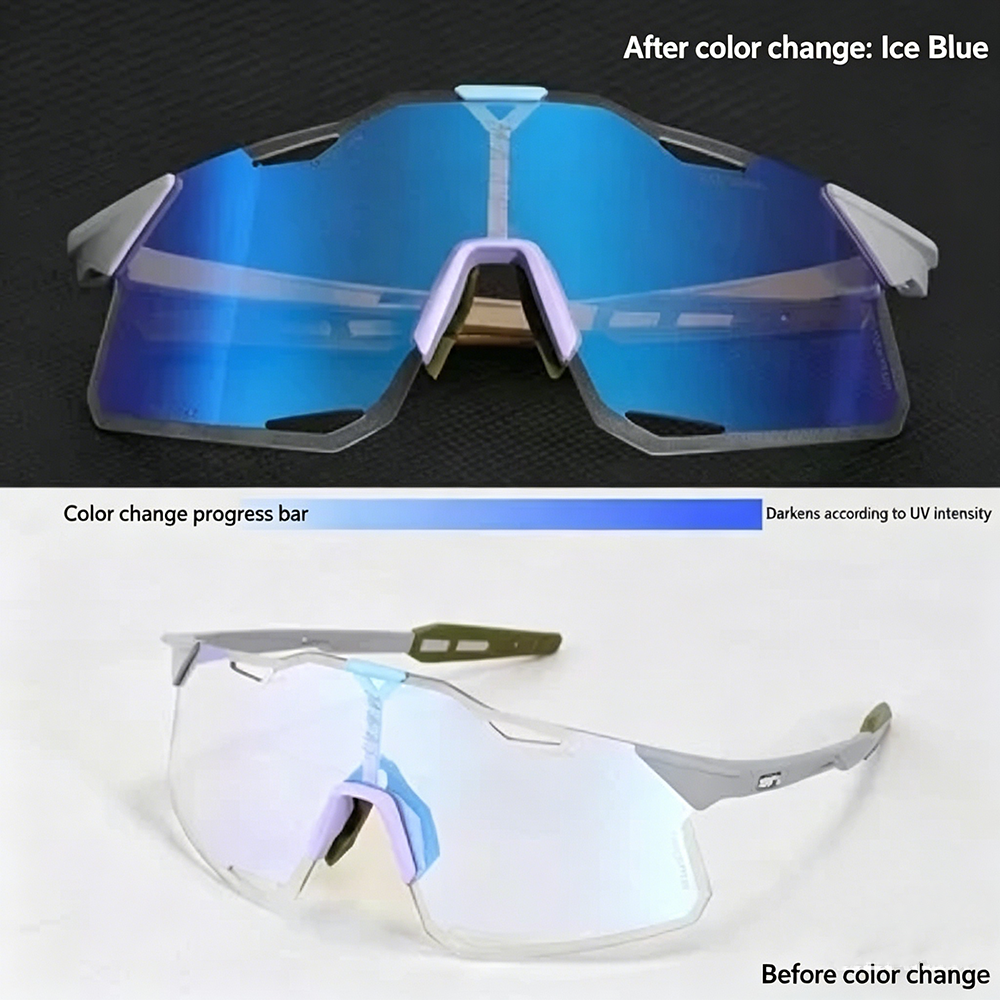 Lightweight Sports Cycling Revo‑Mirror Glasses