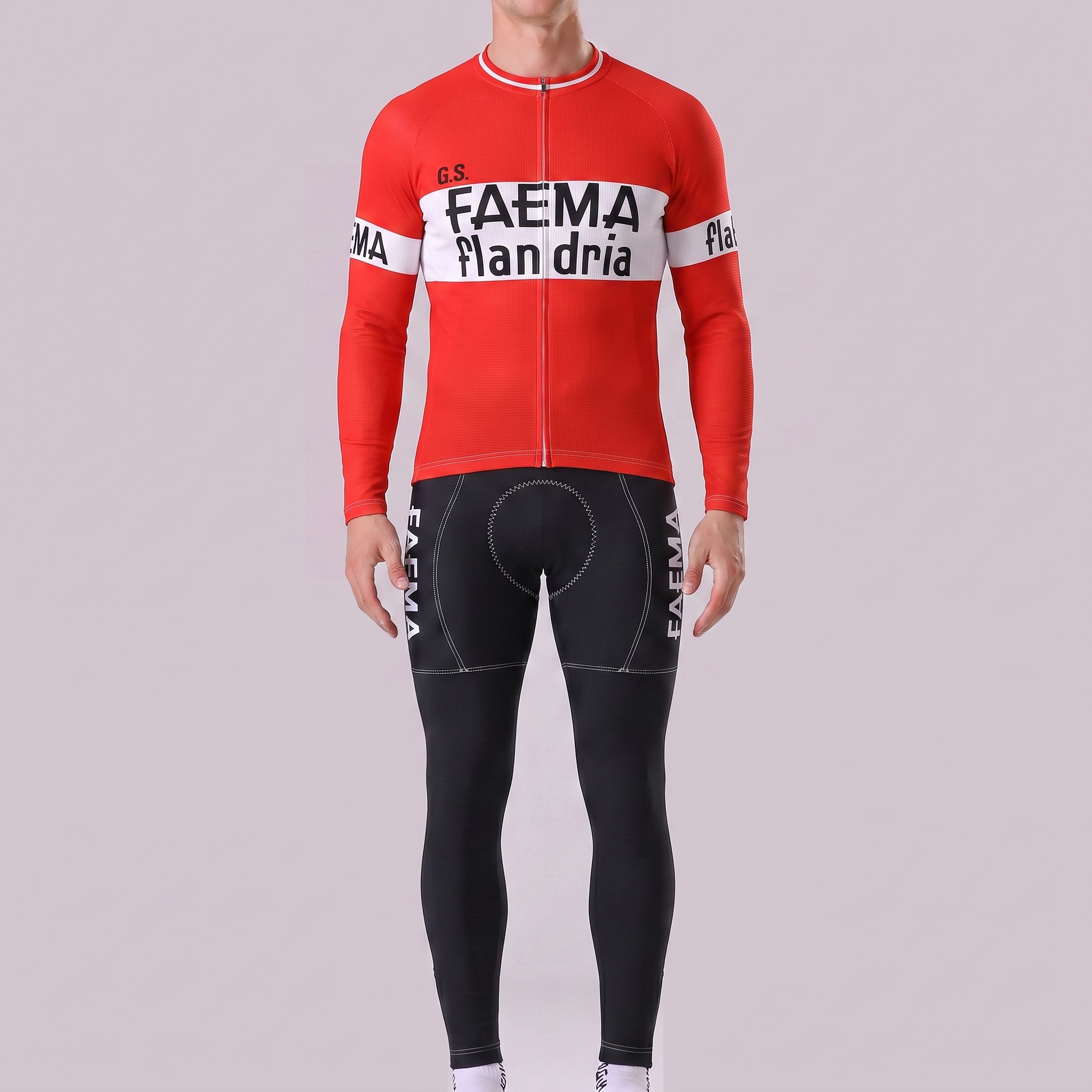 1969 Faema Fleece Long Sleeves Cycling Kits