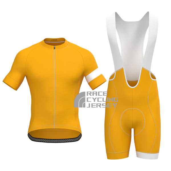 Orange Short Sleeves Cycling Kits