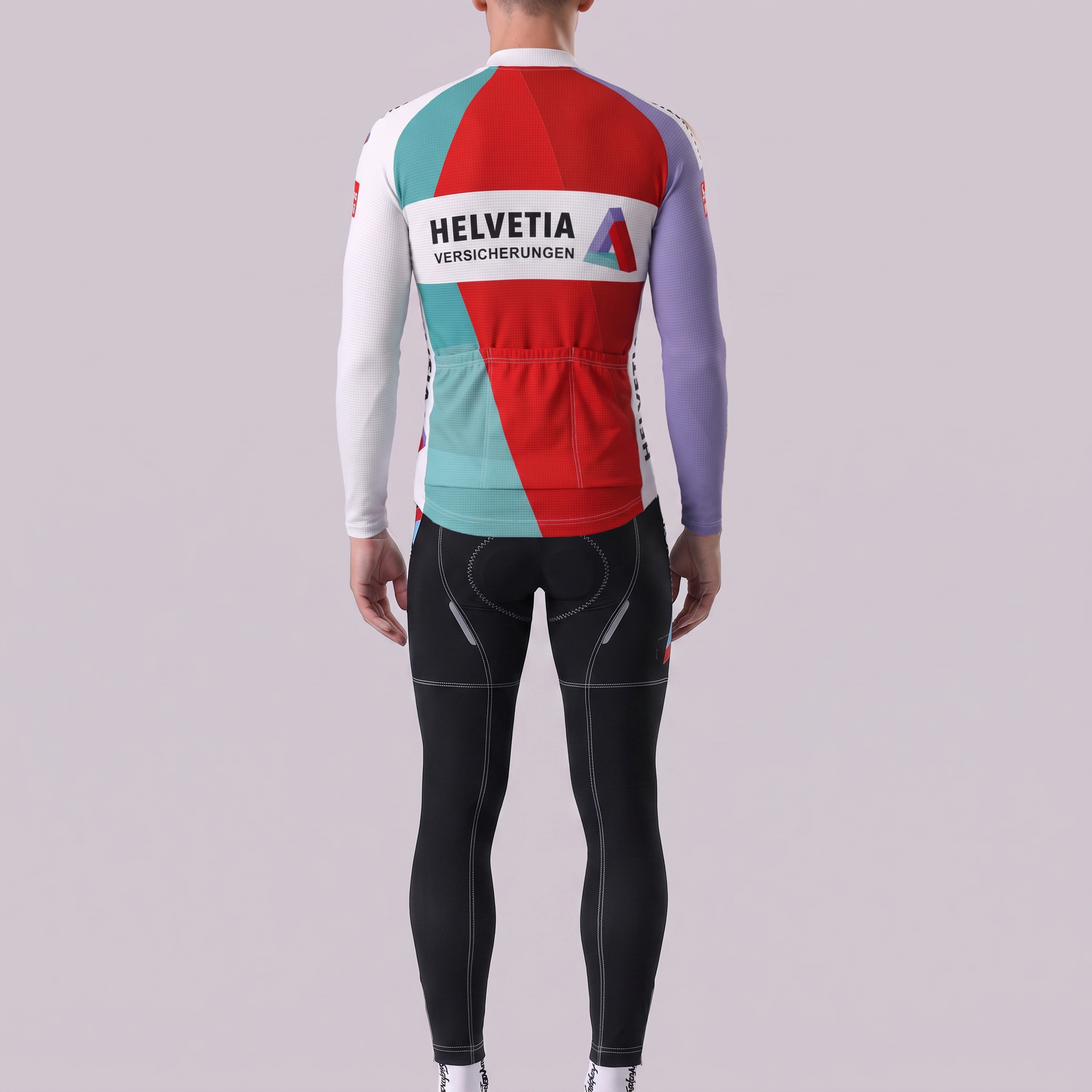 1990 Helvetia Fleece Long Sleeves Cycling Kits