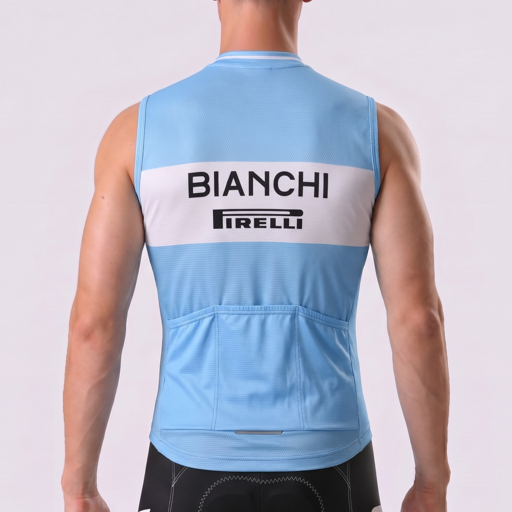Bianchi PIRELLI Windproof Sleeveless Cycling Jersey