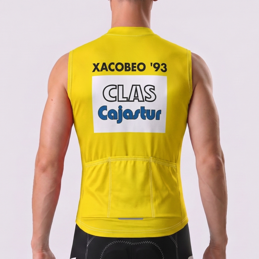 1992 CLAS Cajastur Windproof Sleeveless Cycling Jersey