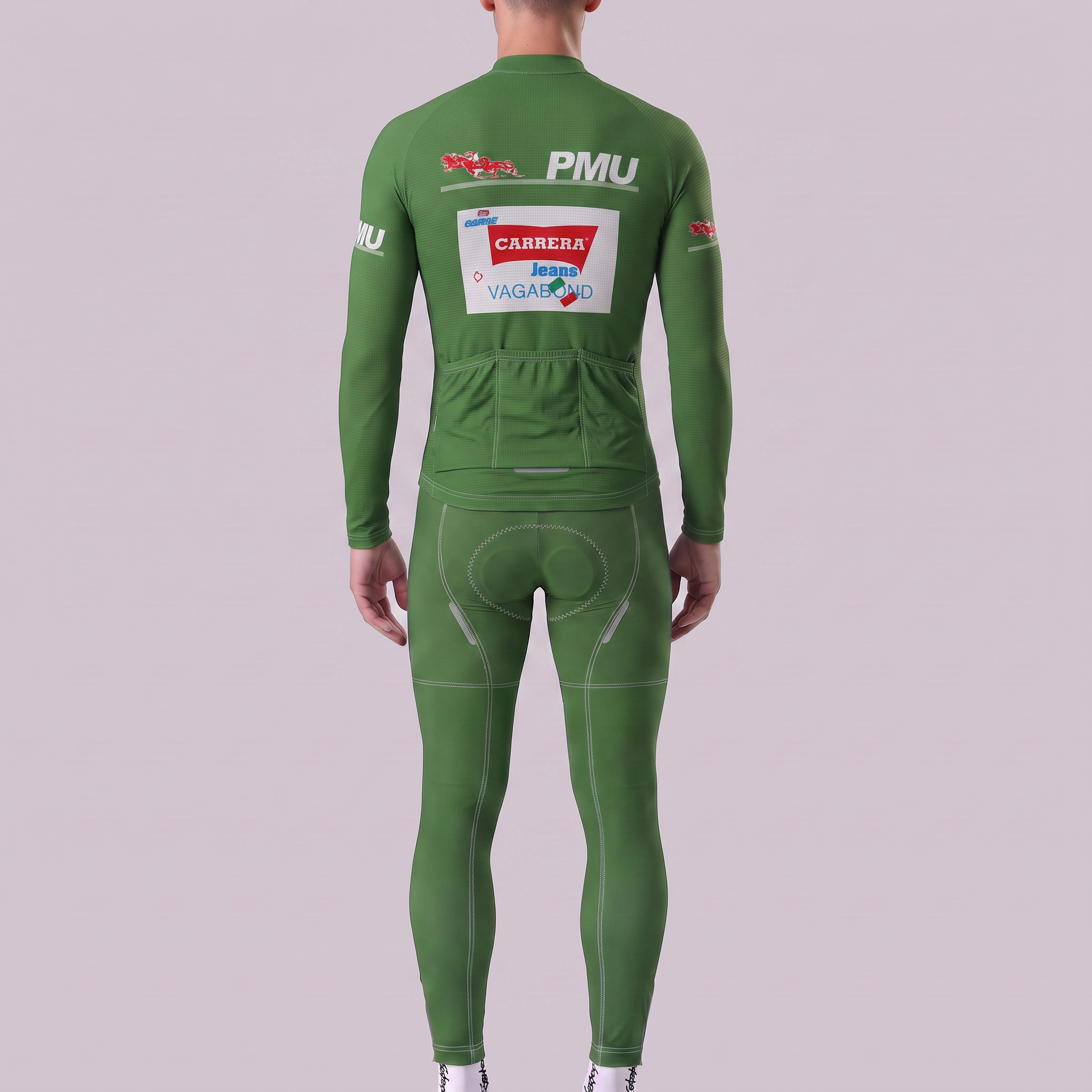 1987 PMU Fleece Long Sleeves Cycling Kits