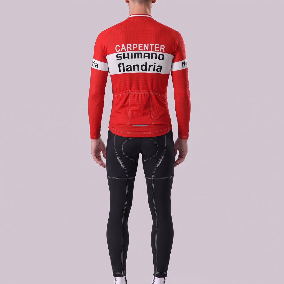 1974 Flandria Fleece Long Sleeves Cycling Kits