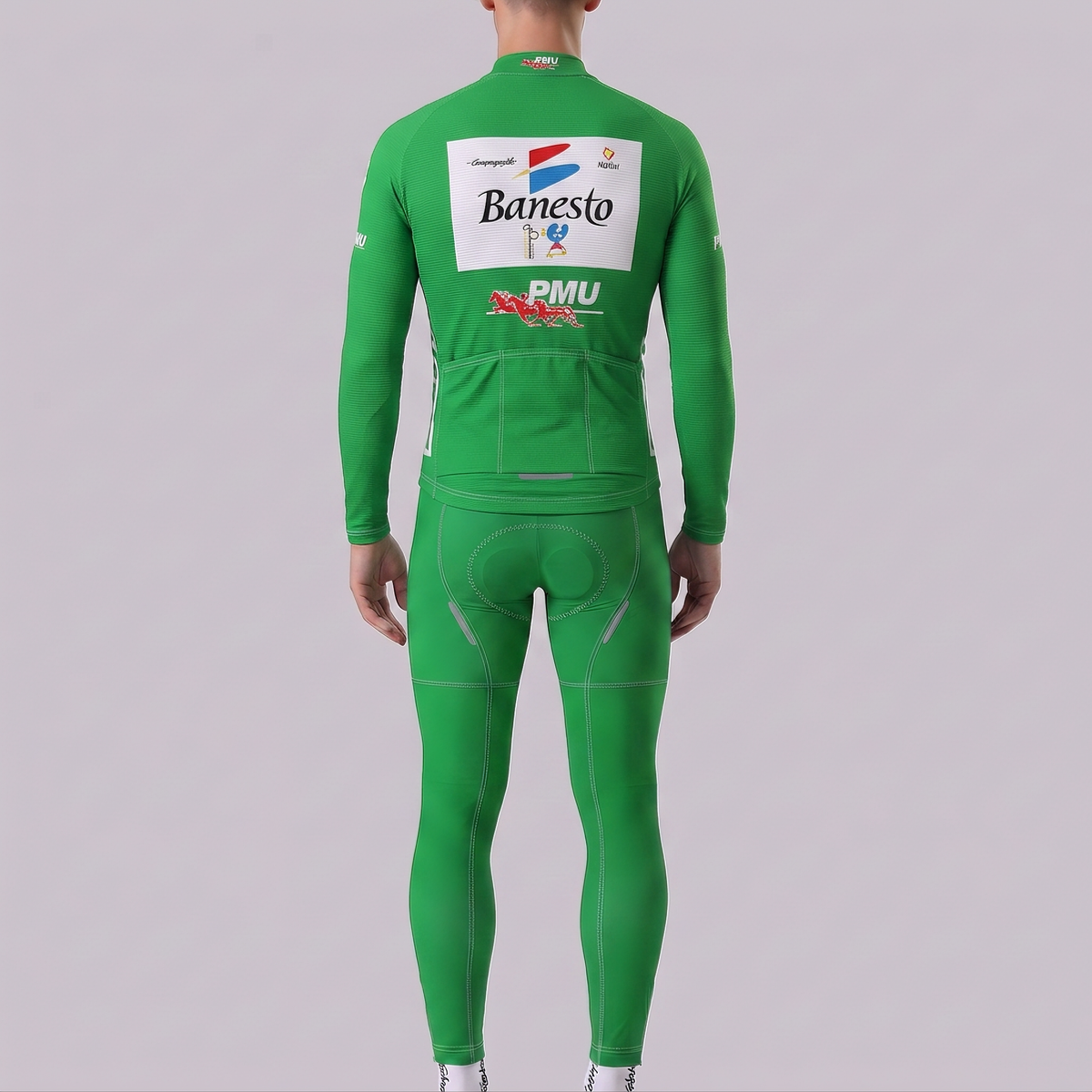 2000 Banesto Fleece Long Sleeves Cycling Kits