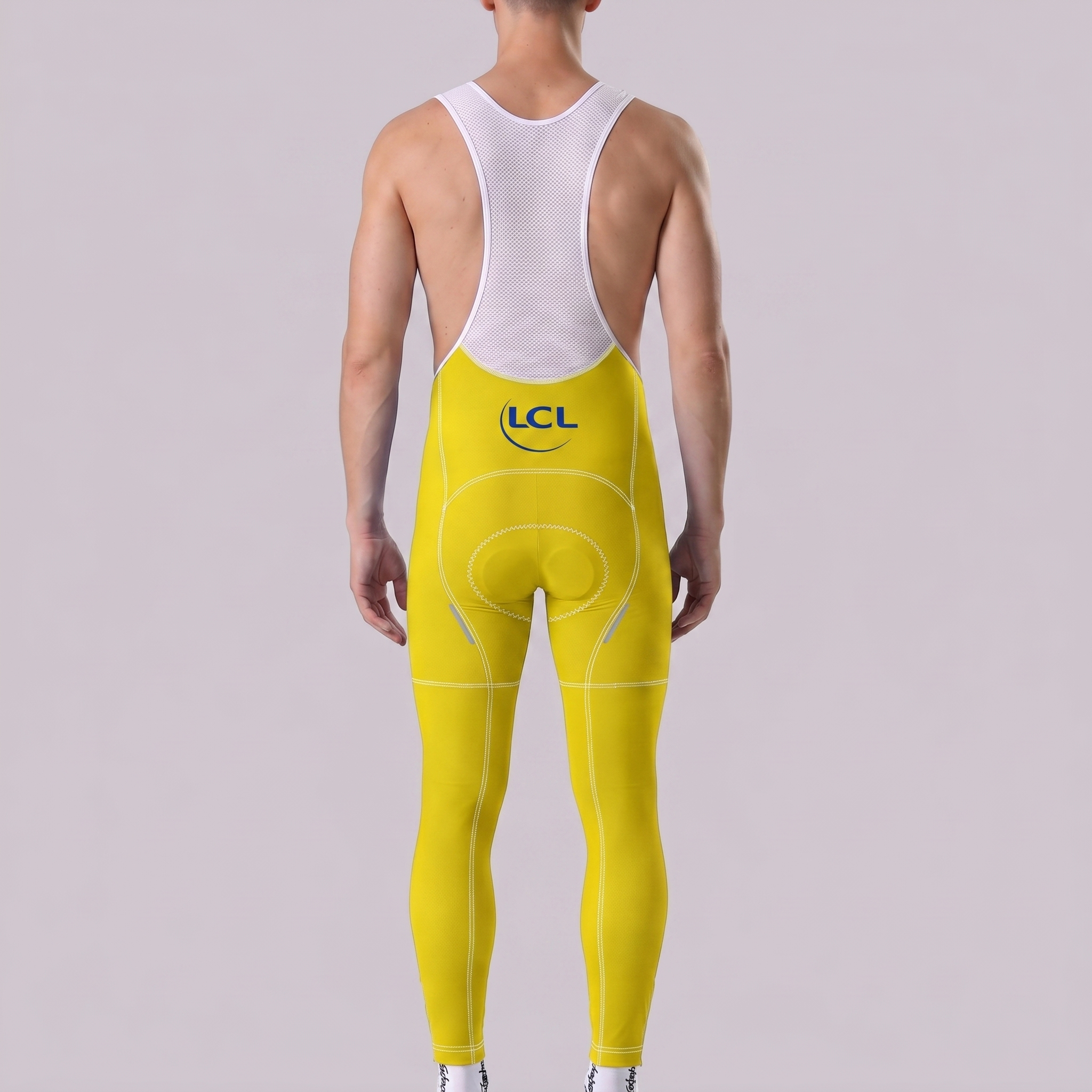 2015 Sky Yellow Bib Cycling Pants