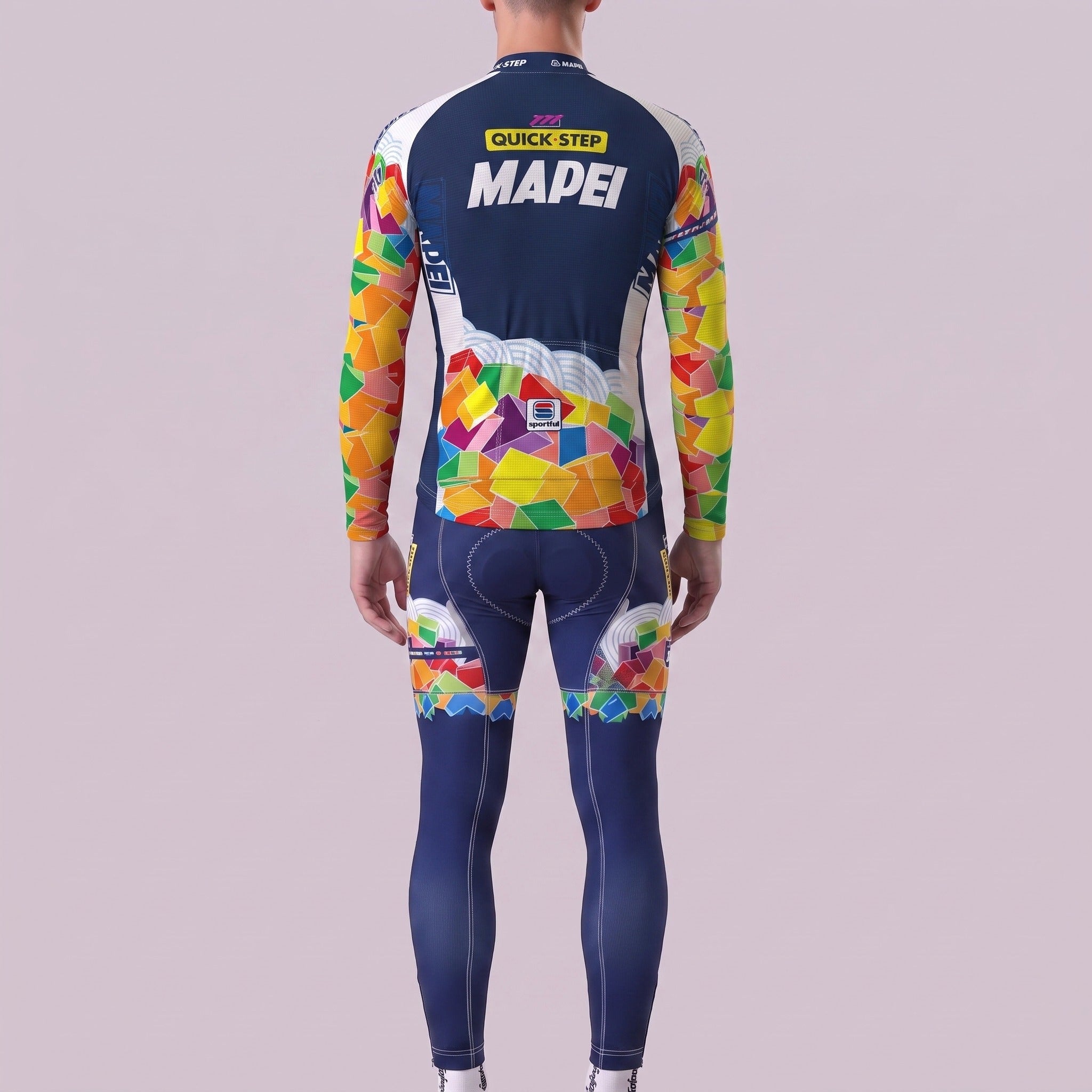 2000 Mapei Fleece Long Sleeves Cycling Kits