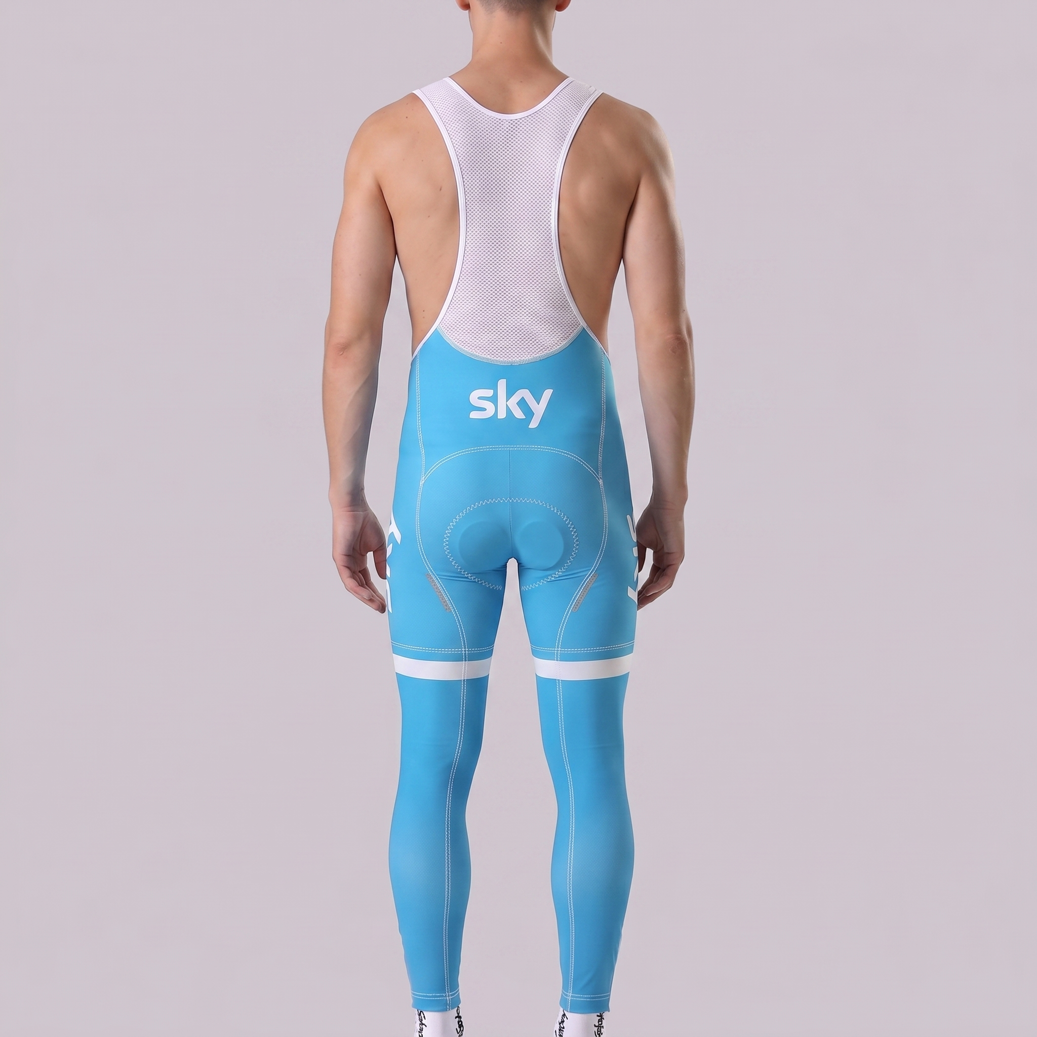 2018 Sky Rapha Bib Cycling Pants