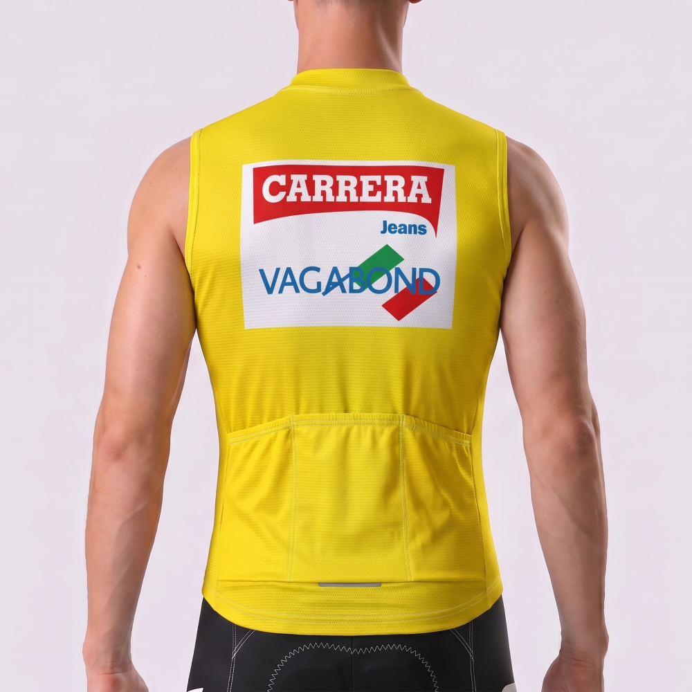 1987 Carrera Windproof Sleeveless Cycling Jersey