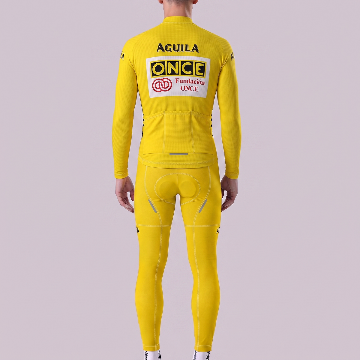 1995 Fundacion Fleece Long Sleeves Cycling Kits