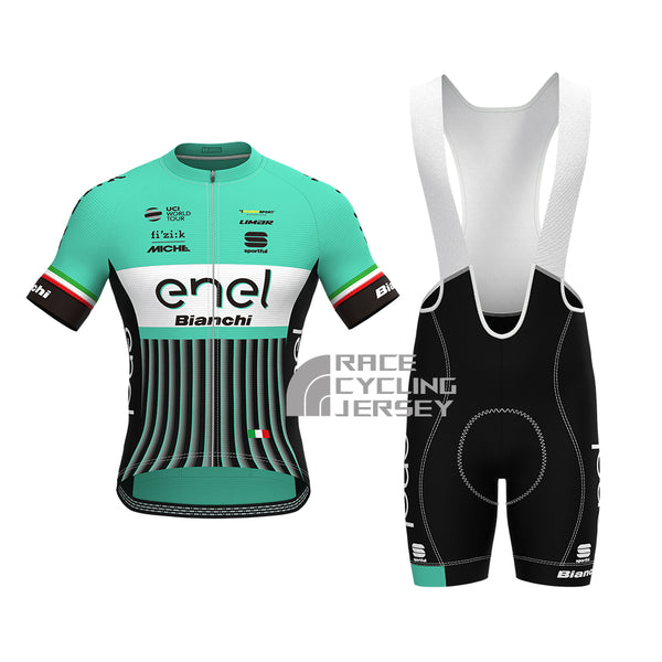 ENEL Bianchi Short Sleeves Cycling Kits