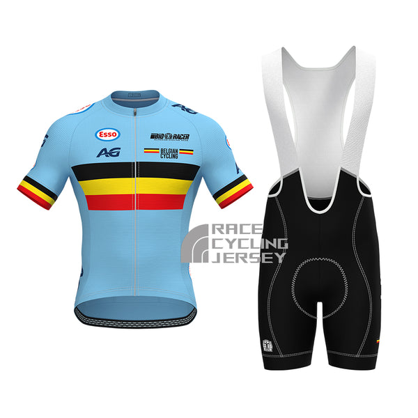 2018 Belgium Short Sleeves Cycling Kits