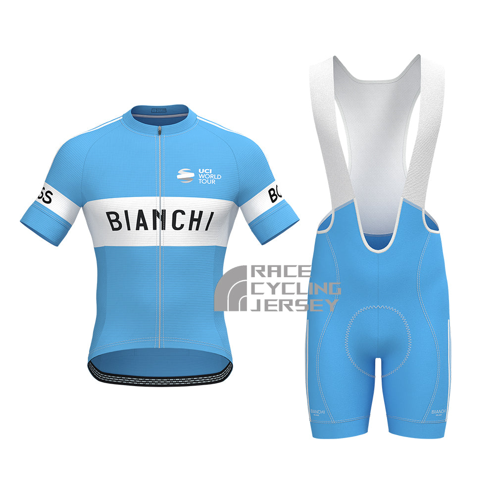 UCI BOOS Bianchi Short Sleeves Cycling Kits