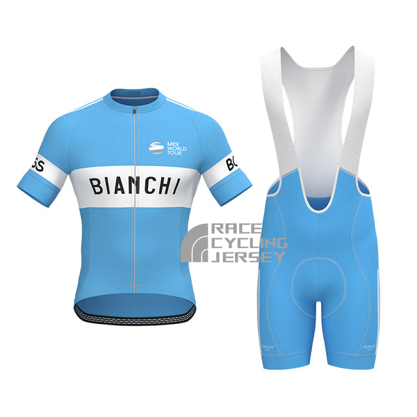 UCI BOOS Bianchi Short Sleeves Cycling Kits