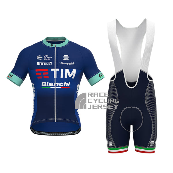 TIM Bianchi Short Sleeves Cycling Kits