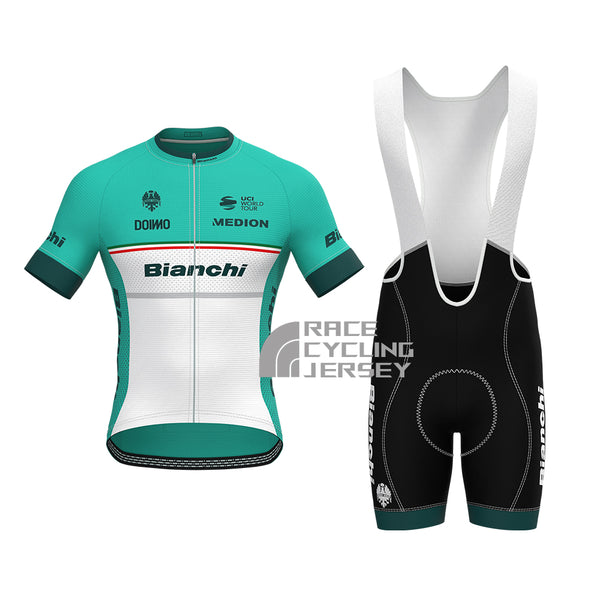 UCI Bianchi Short Sleeves Cycling Kits