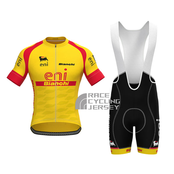 Eni Bianchi Short Sleeves Cycling Kits