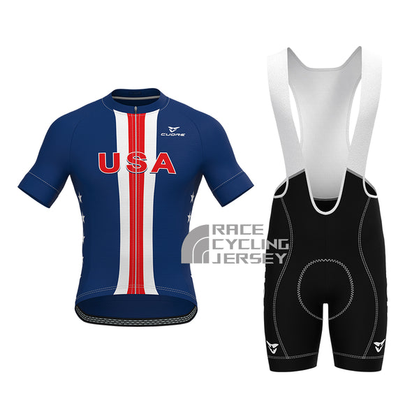 USA Short Sleeves Cycling Kits