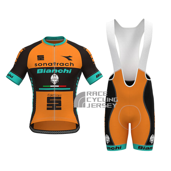 Sonatrach Bianchi Short Sleeves Cycling Kits