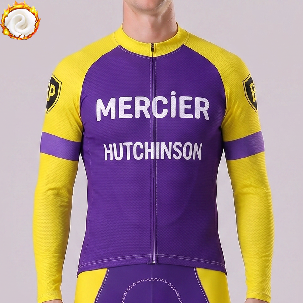1964 Mercier Fleece Long Cycling Jersey