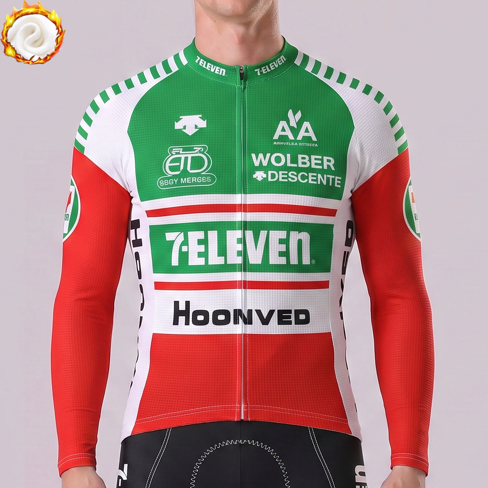 1990 7-Eleven Fleece Long Cycling Jersey