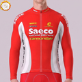 1997 Saeco Fleece Long Cycling Jersey