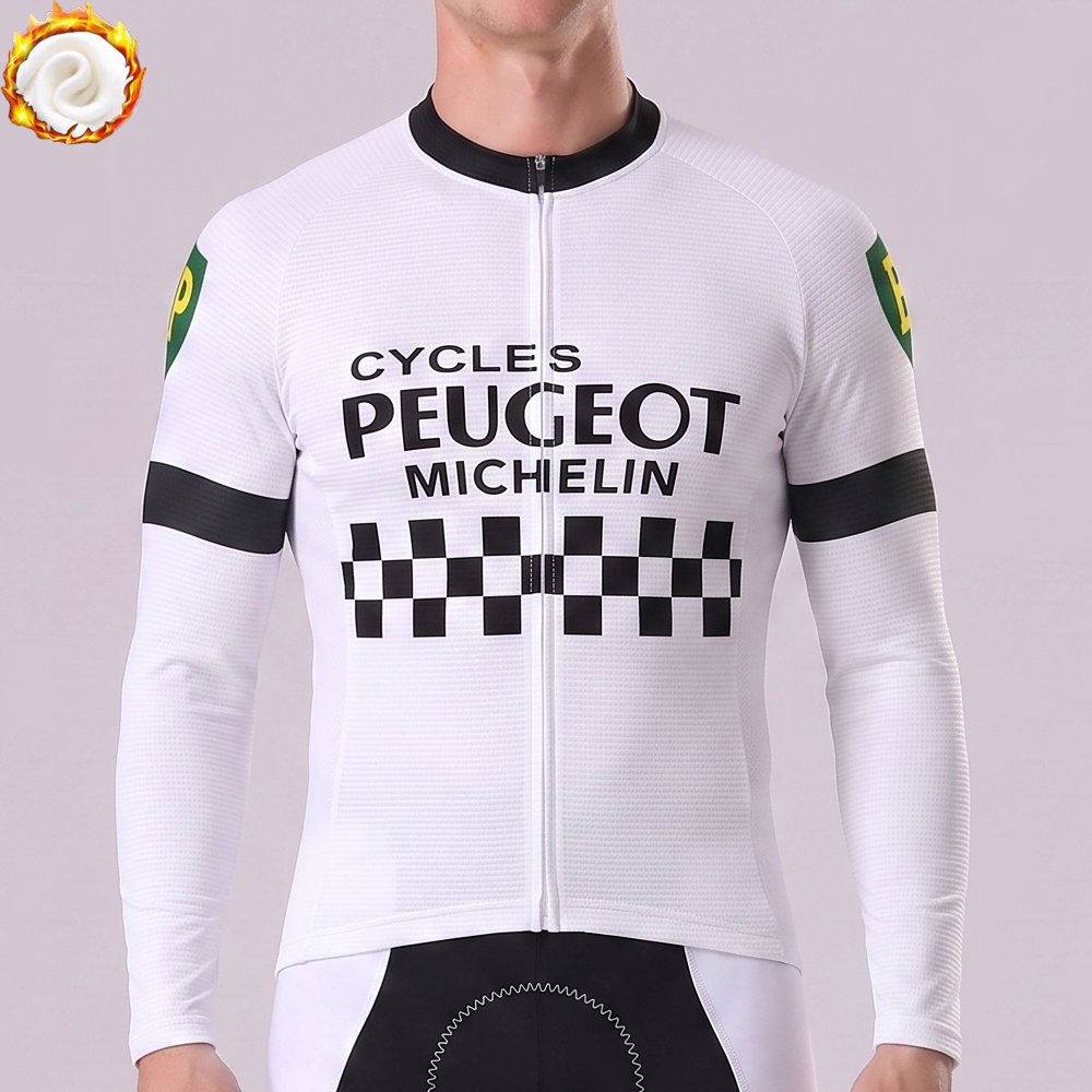 1975 Peugeot Fleece Long Cycling Jersey