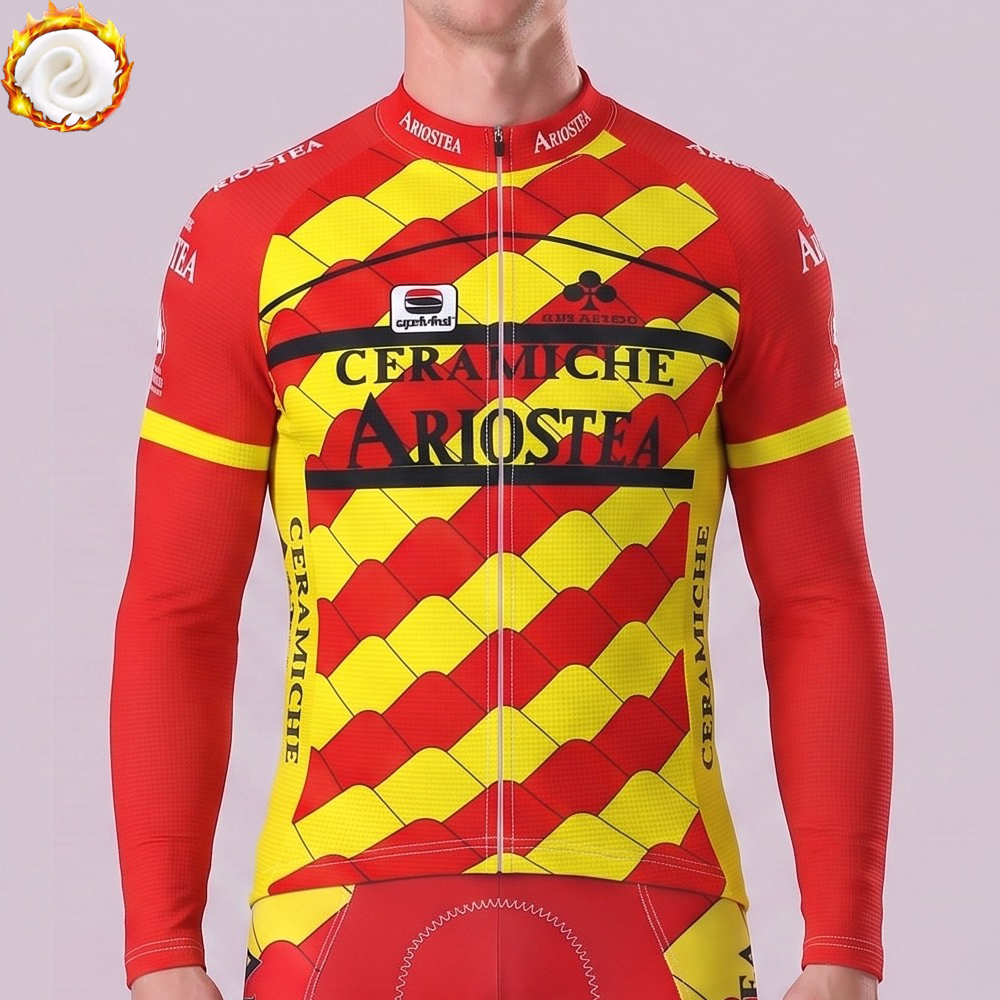 1991 Ceramiche Fleece Long Cycling Jersey