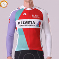 1990 Helvetia Fleece Long Cycling Jersey