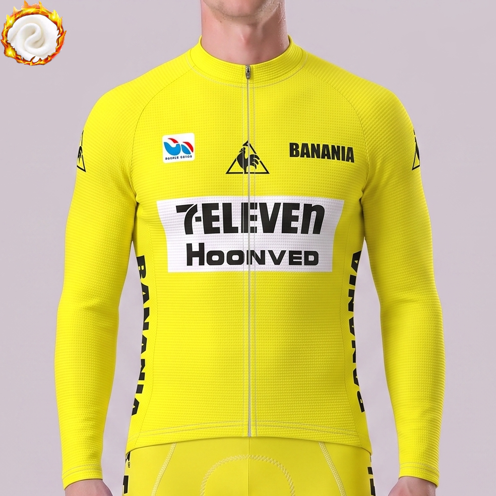 1986 7-Eleven Fleece Long Cycling Jersey
