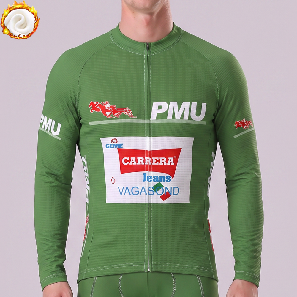 1987 PMU Fleece Long Cycling Jersey