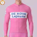 1973 De Kova Fleece Long Cycling Jersey