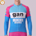 1976 Gan Fleece Long Cycling Jersey