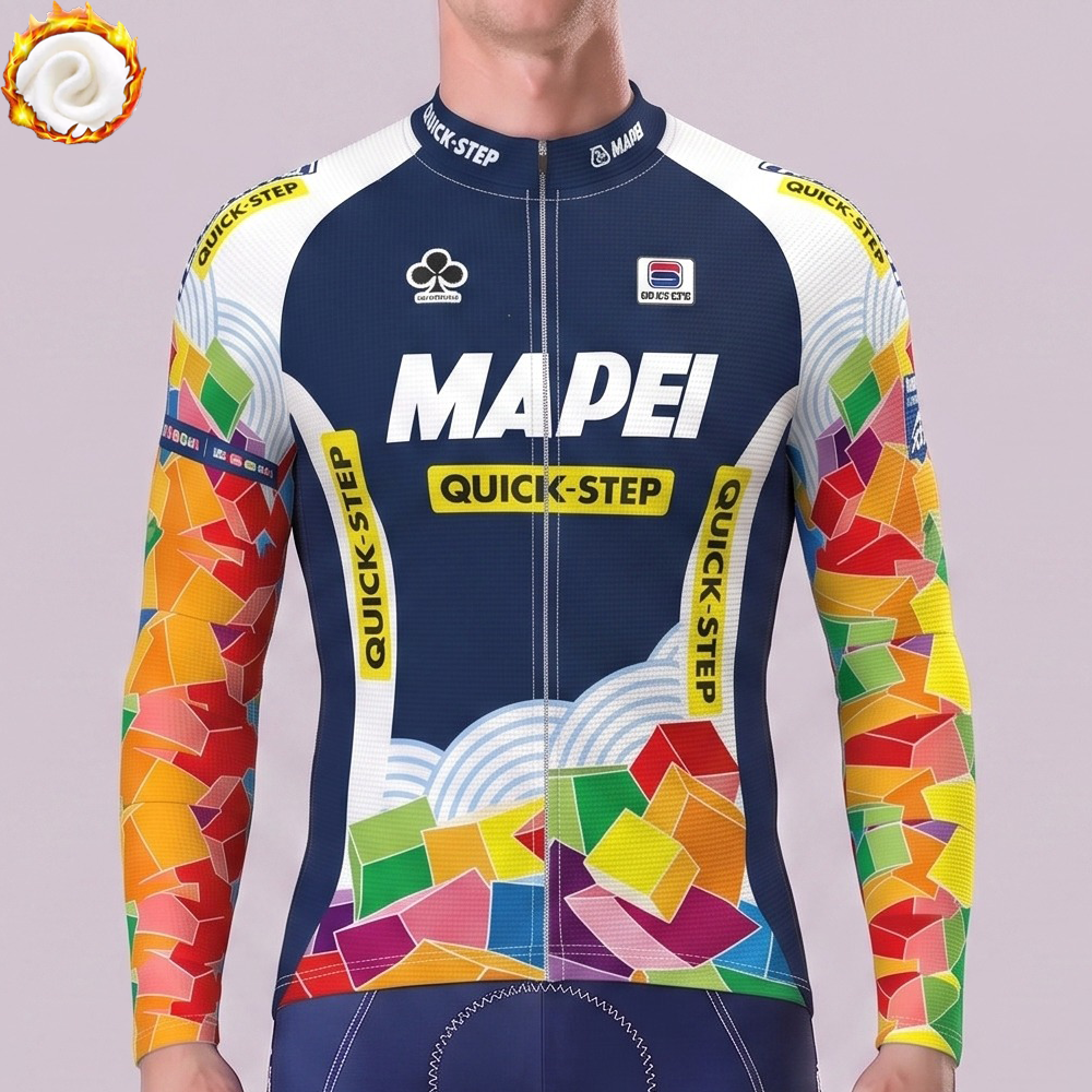2000 Mapei Fleece Long Cycling Jersey