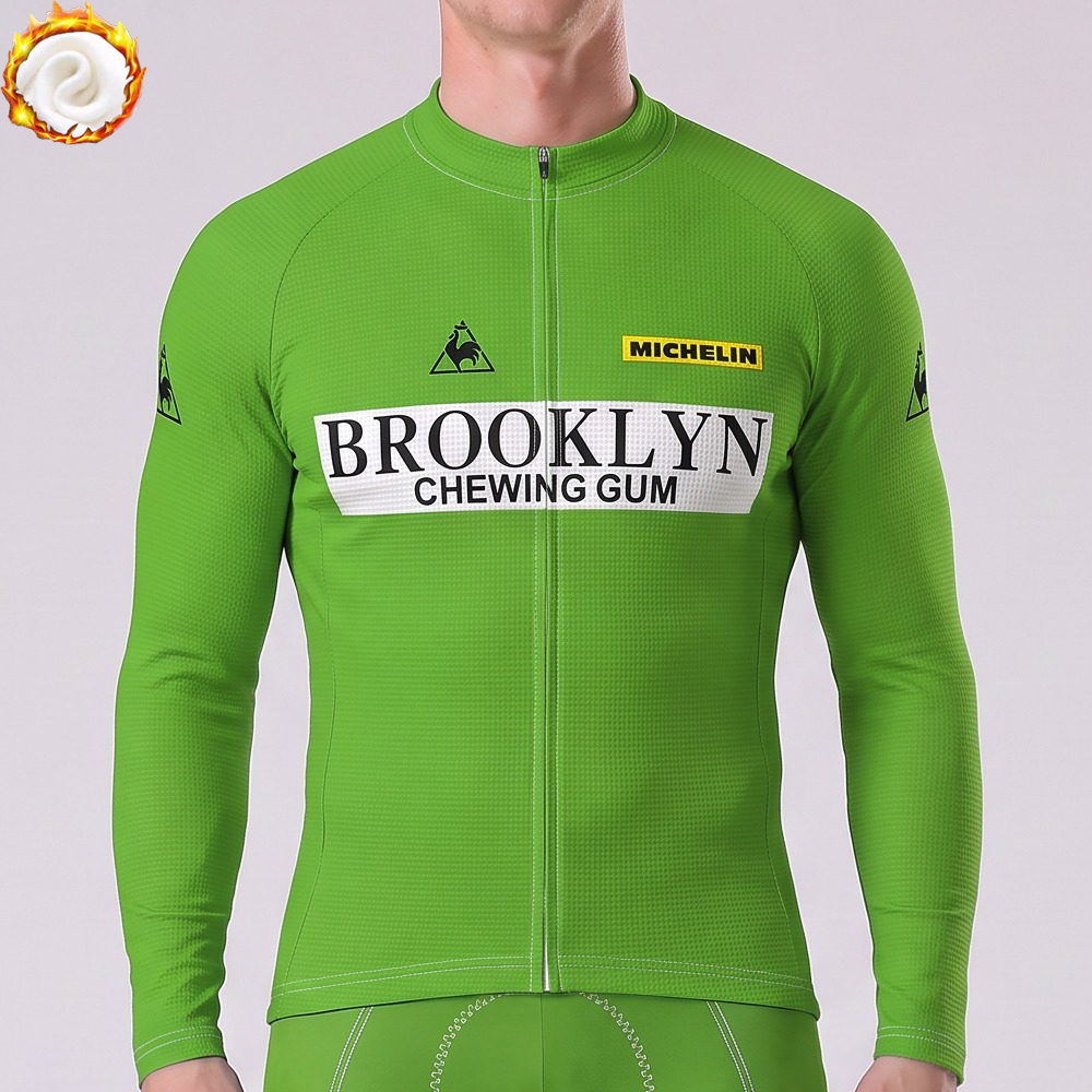 1973 Brooklyn Fleece Long Cycling Jersey