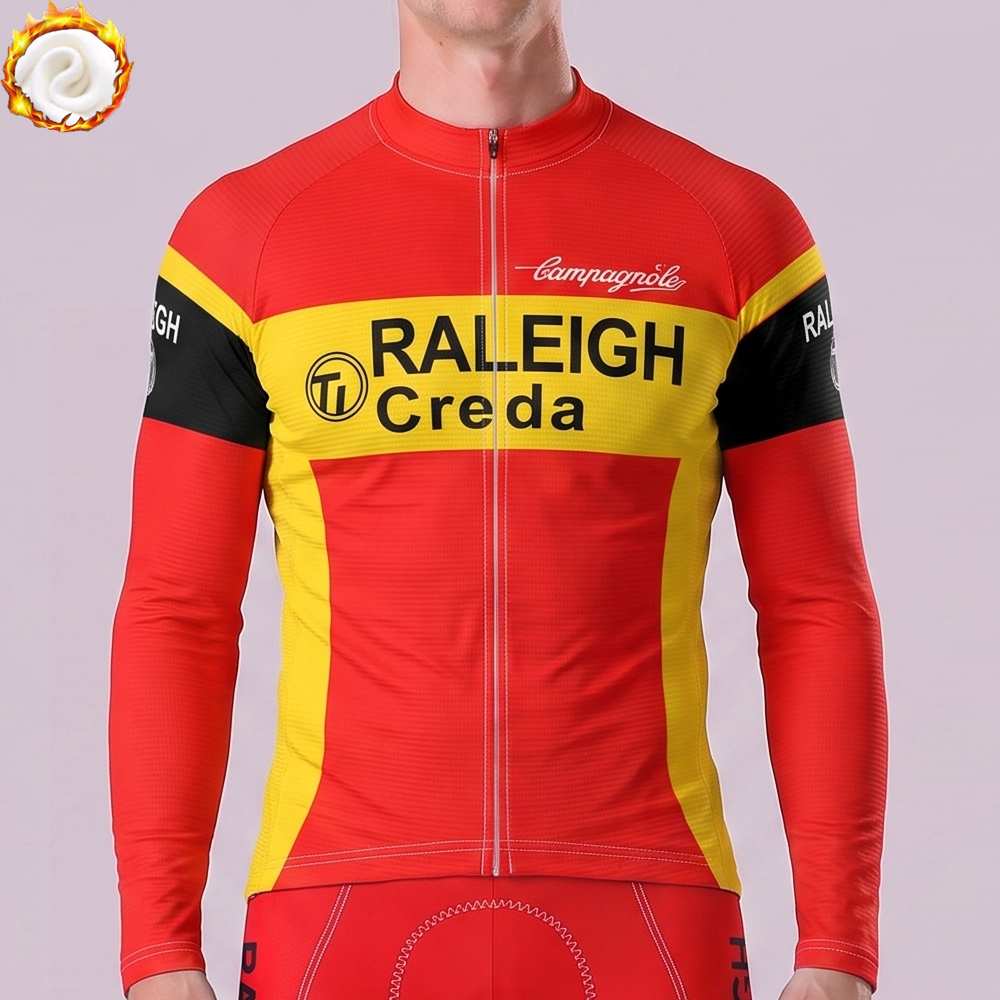 1980 Raleigh Fleece Long Cycling Jersey
