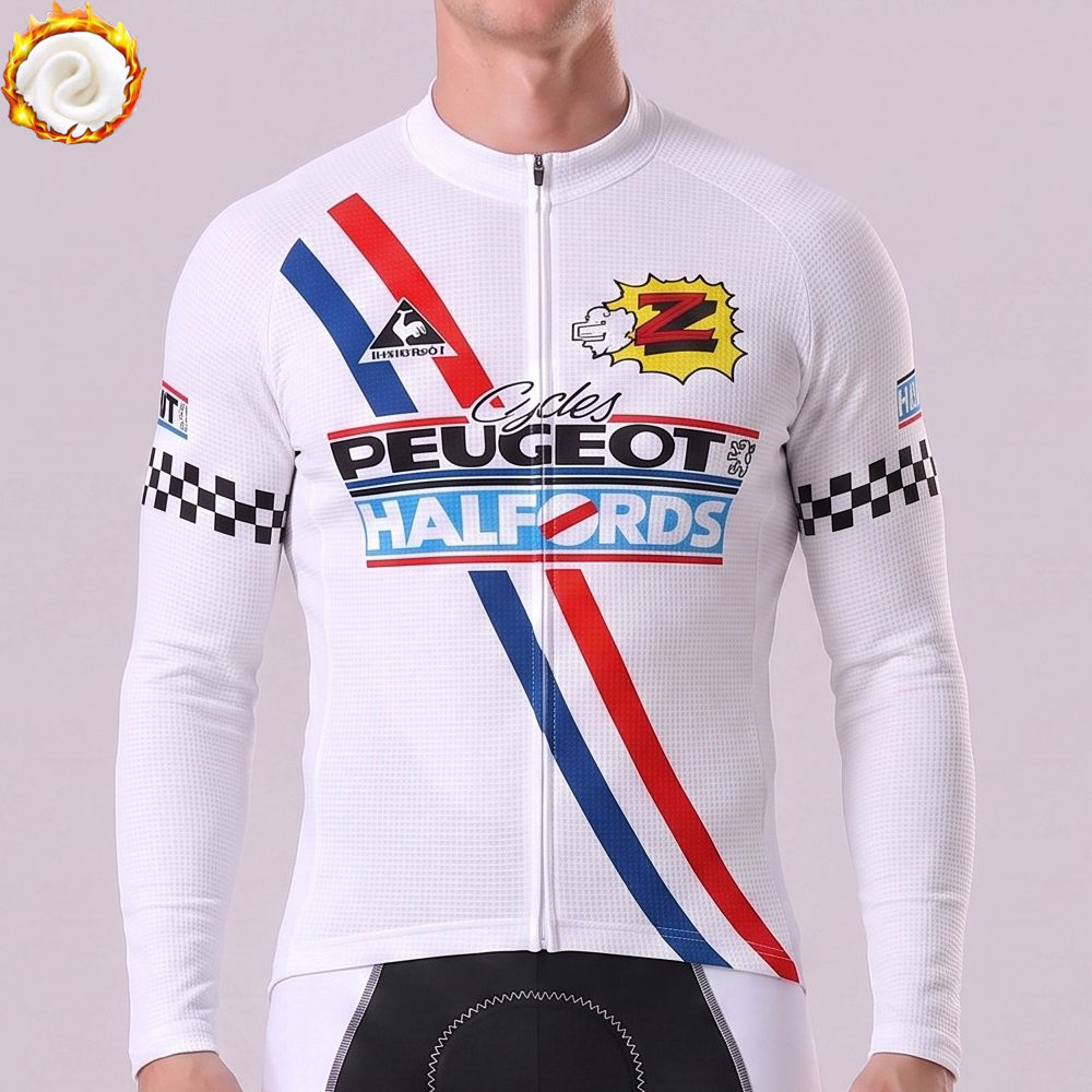 1988 Peugeot Fleece Long Cycling Jersey
