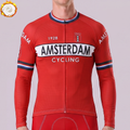1928 AMSTERDAM Fleece Long Cycling Jersey